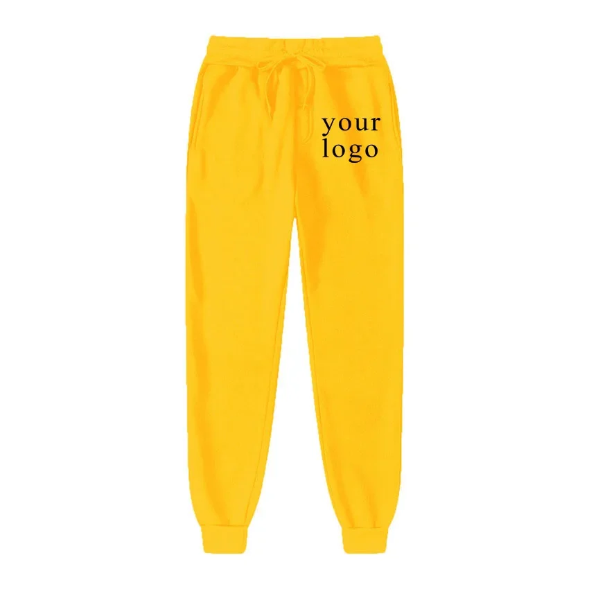 2024 Fashion Your Own Design Brand Logo/Picture Personalized Custom Anywhere Men Women DIY Leisure and fashionable sports pants