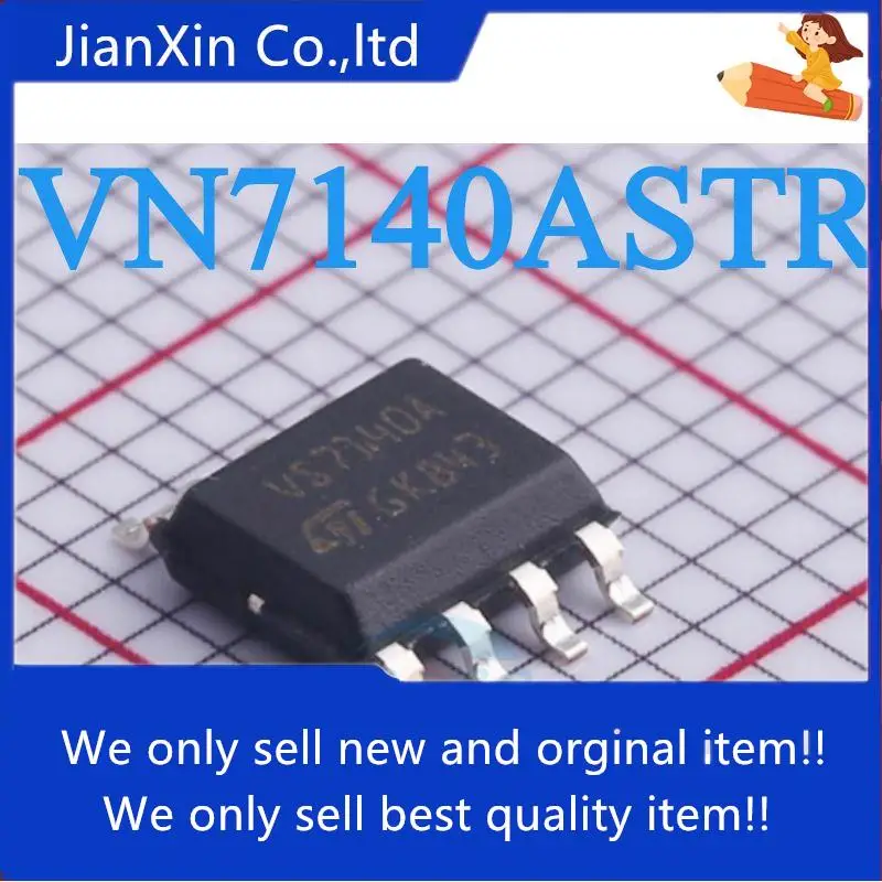 20pcs 100% orginal new  VN7140ASTR VN7140AS VN7140 Silkscreen VN7140AS