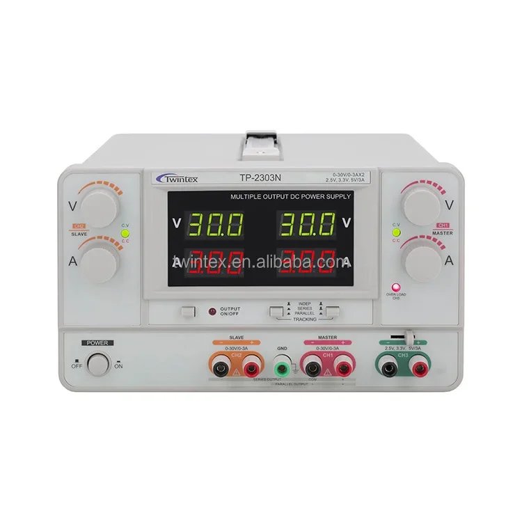 Twintex TP-2305N Laboratory DC Regulated 30V 5A Adjustable Multiple Output Linear Power Supply