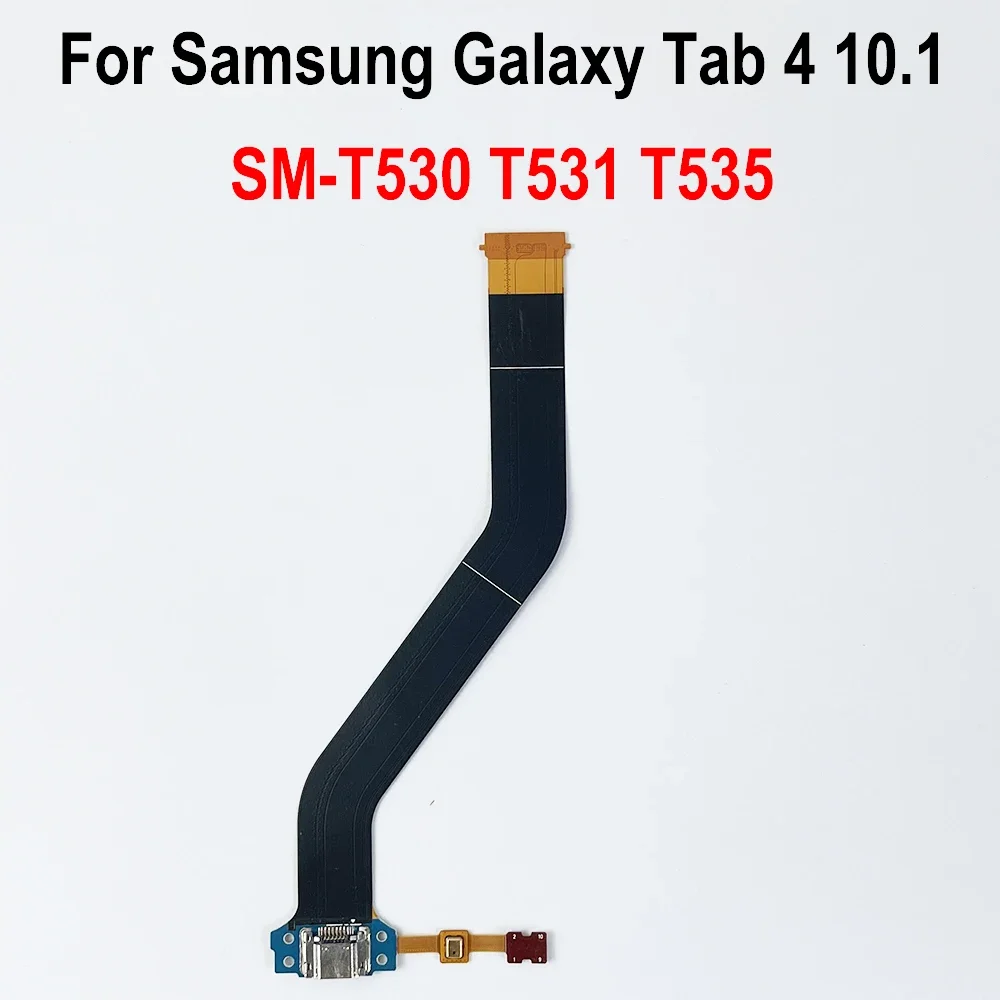 GEFEBSI USB Port Charging Connector Plug Dock Socket Jack Flex Cable For Samsung Galaxy Tab 4 10.1 T530 SM-T530 T531 T535 Chargi