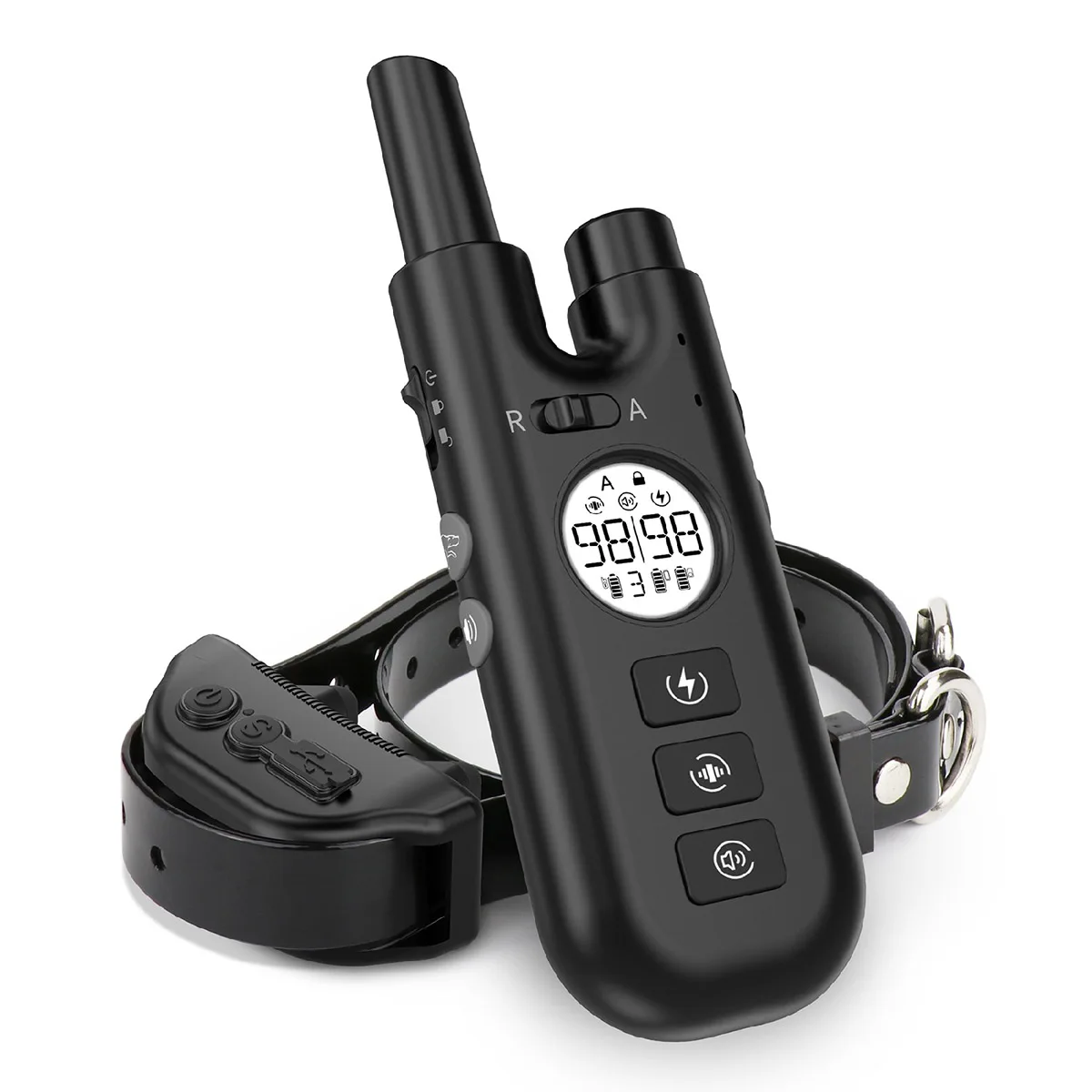 

Dog Collar with Remote Control, Waterproof Dog Training Collar with 3 Training Modes Beep Vibration, for Small Middle Large Dogs