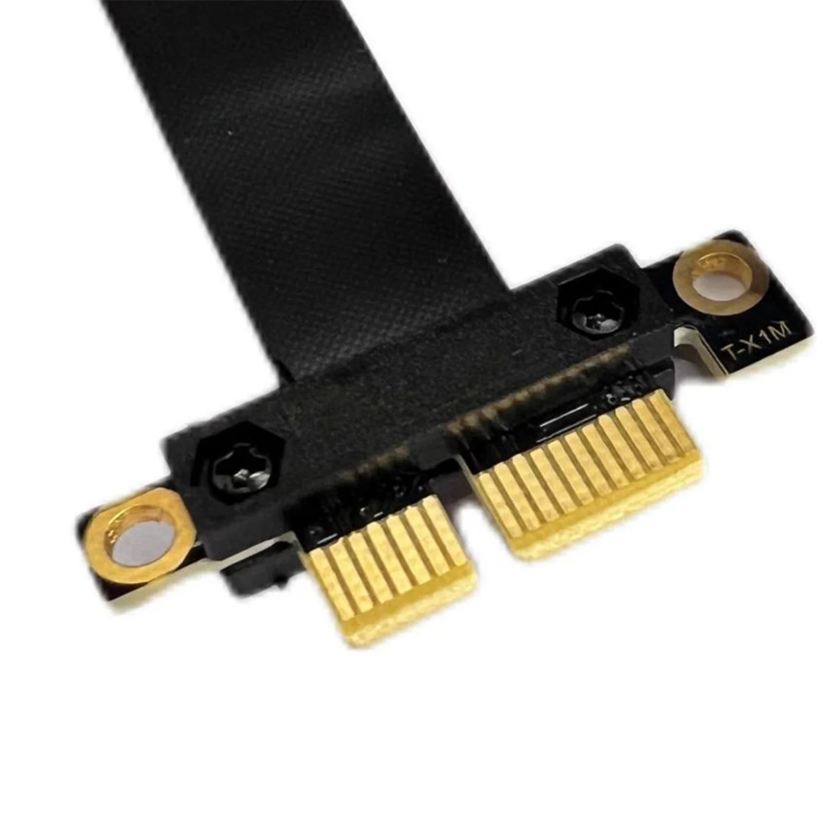 ABJG- 3.0 Cable adaptador PCIE X1 90 °   Cable de extensión de tarjeta gráfica Extensor blindado PCI-Express para
