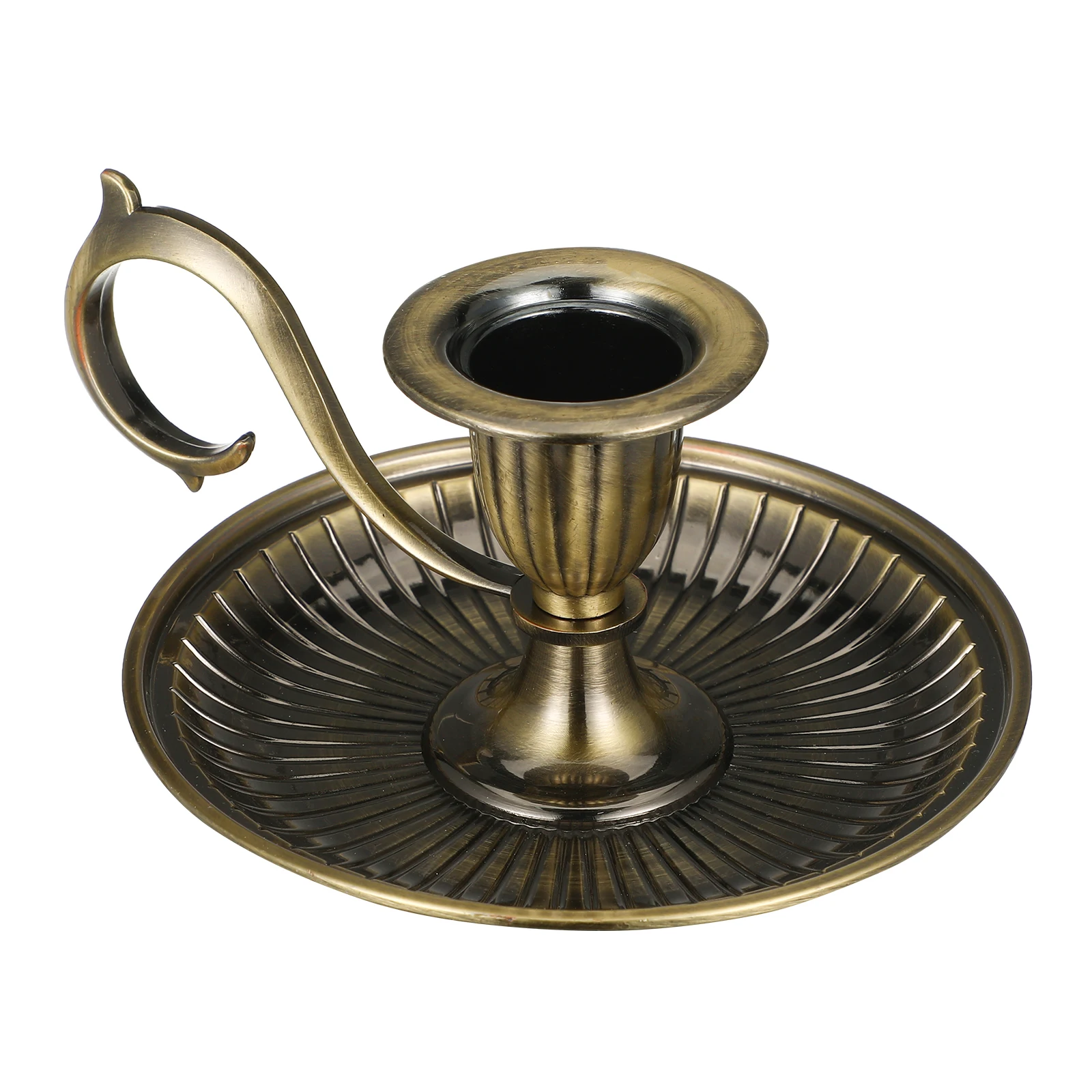 

Retro Holder Metal Taper Candlestick Elegant Tabletop Decor For Wedding Party Festival Desktop Vintage Home