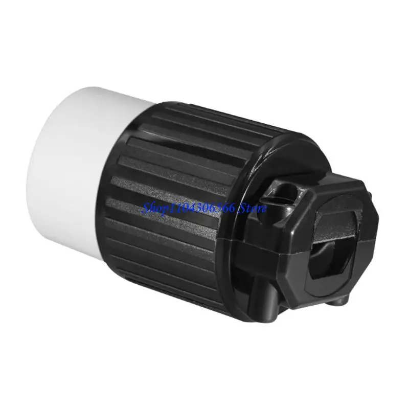 02DD Grounding Female Plug 125V 15A Straight Blade Industrial Graded Cord Outlet