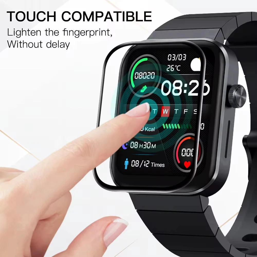 Пленка для часов Mibro T1, аксессуары для полного покрытия, защита экрана от царапин, 3D изогнутые края, защитная пленка HD для Mibro T1