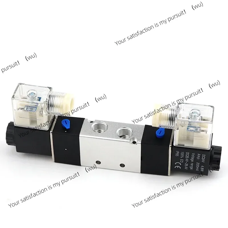 High Quality Solenoid Valve 220V Pneumatic 4V220-08 Air 5 way 2 Position 1/4&quot Coil Alloy Internal DC 12V  DC 24V AC110V