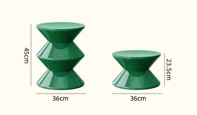 Creative Plastic Changing Shoes Stool Home Entrance Shoe Stool Small Round Coffee Tables Sofa Side Table Living Room Furniture