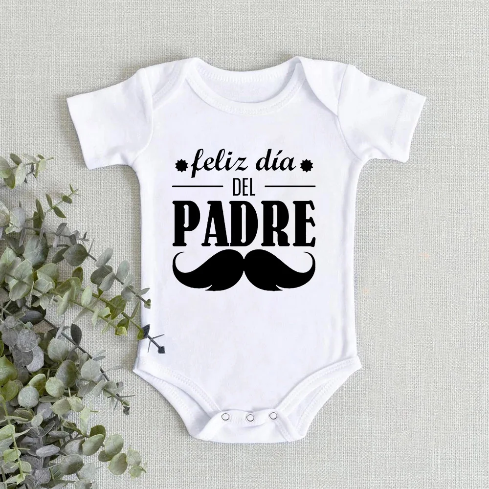 Happy Fathers Day Baby Clothes Newborn Boy Girl Bodysuits Infant Short/long Sleeve Romper Toddler Body Suit Fathers Day Gift