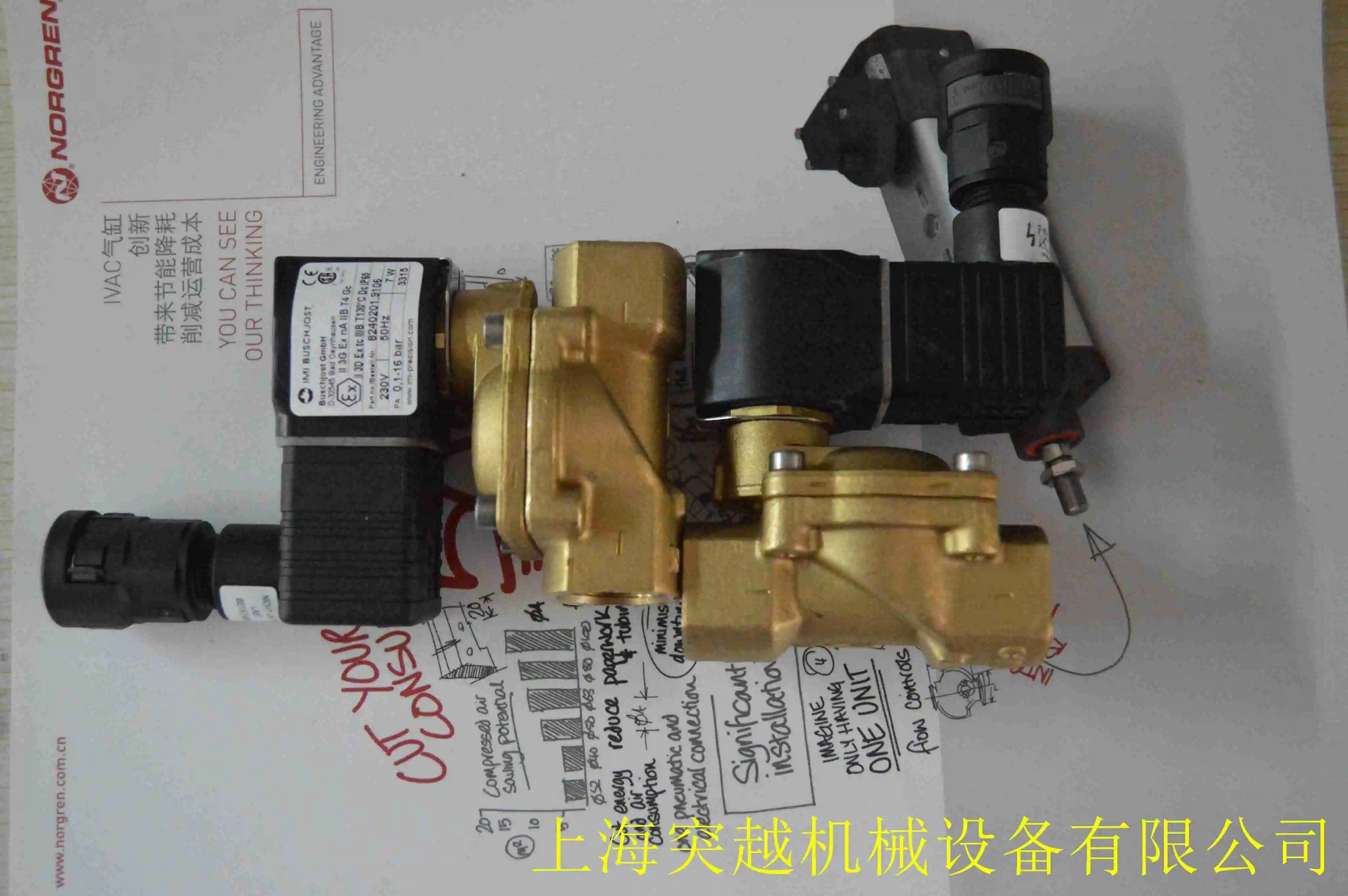 Válvula solenoide Buschjost 8240400 .9116.024.00 Garantía de Calidad