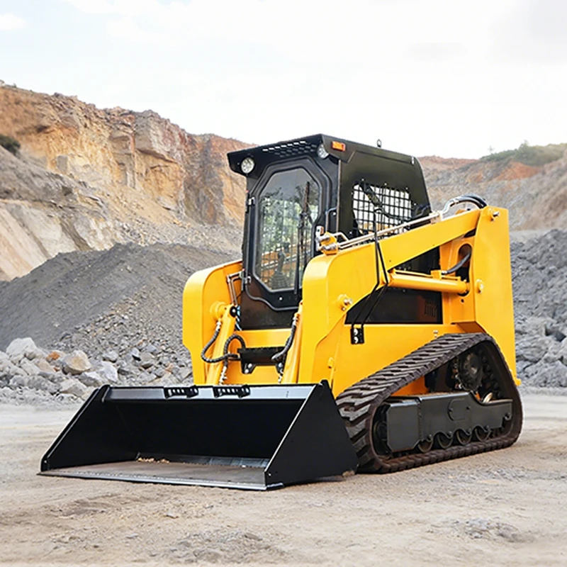 

Construction Track Skid Steer Loader 850KG 950KG 1000KG Mini Skid Steer Loader Customized Farm Crawler Skid Steer Loaders