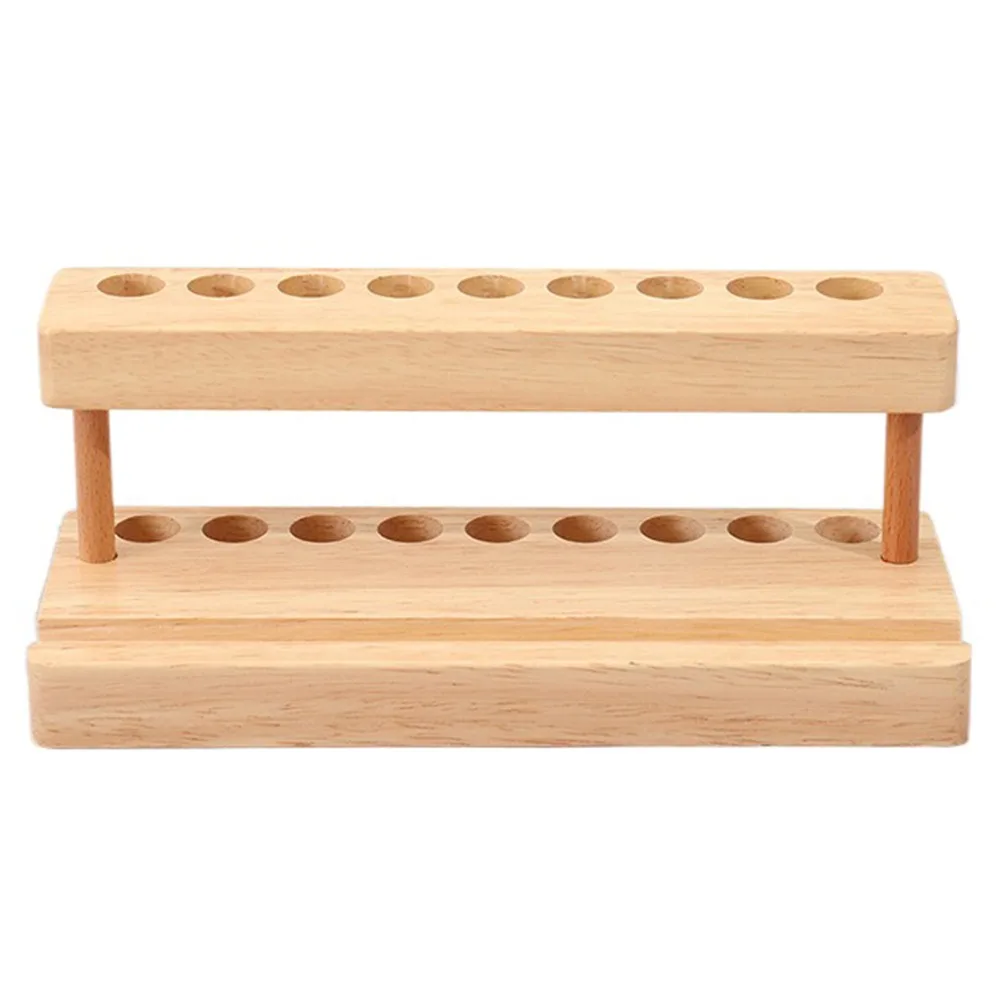 

9/15 Slots Walnut Pens Holder Creative Multifunction Makeup Brush Holder Pen Tray Versatile Use Toothbrush Holder Storage Stand
