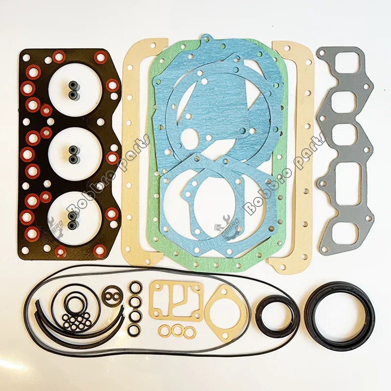 3AD1 Compelete Gasket Set With Head Gasket For Isuzu Engine Fit Iseki TS3110 TS3110F TS3910 TS3910F White 2-30 Tractor