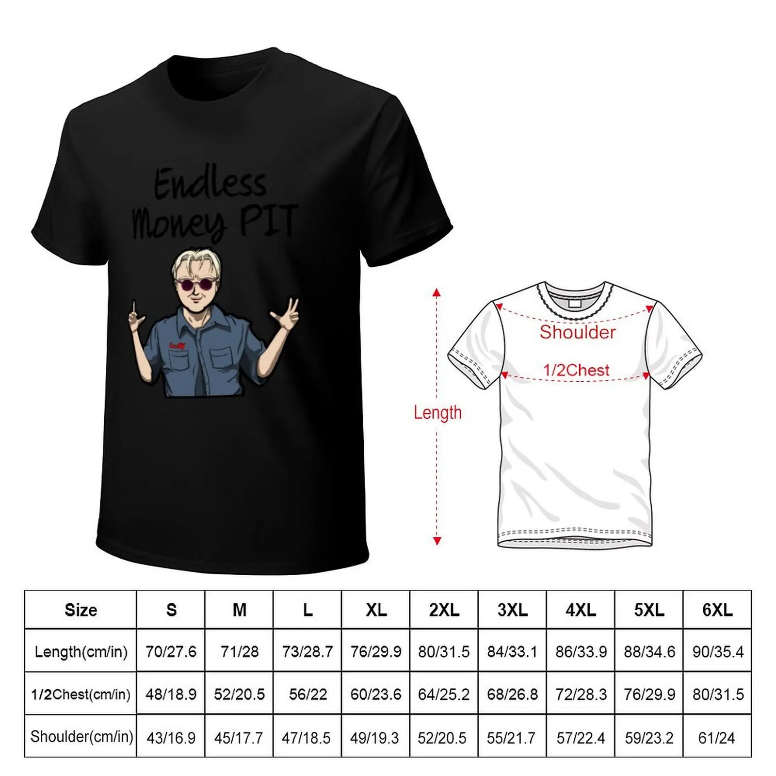 Endless Money Pit, Scotty Kilmer T-Shirt Gym Exercise Short Sleeve T-Shirt