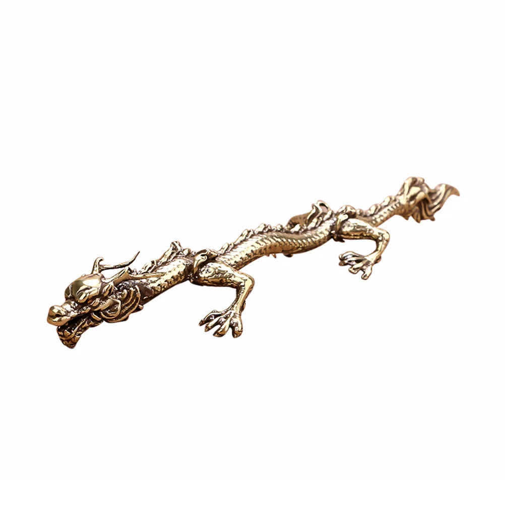 

Dragon Pen Holder Ornament Retro Home Accessories Decor Key Desk Table Decorations Ornaments Gold Paperweight