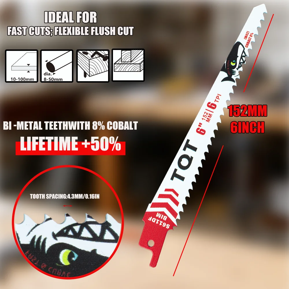 5Pcs S611Df 6Inch Reciprocatin - Metal Saw Reciprocating ulasan dan harga