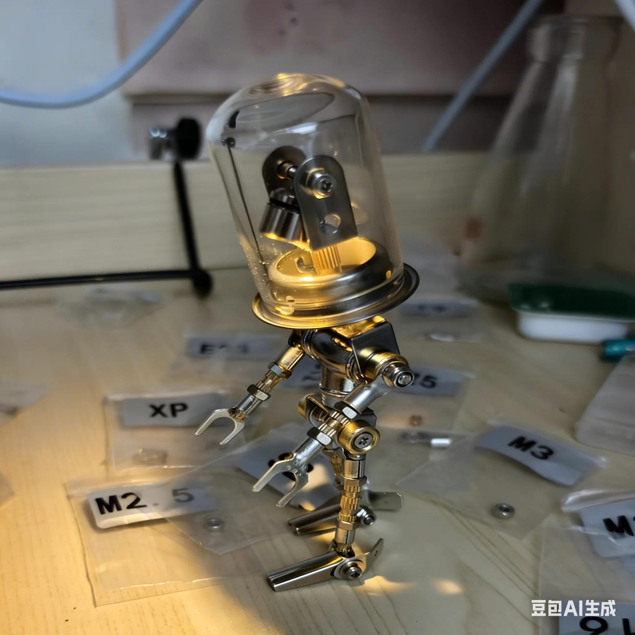 

Pilot Mecha 3D Metal Puzzle Model Creative Desk Decor Ornament Birthday Gift for Girls