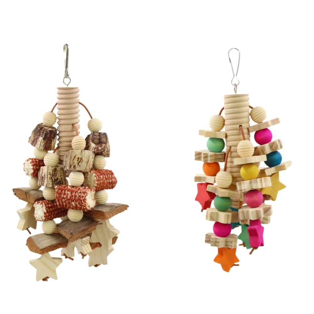 

Bird toys Parrot Chewing Toy Bird Cage Hanging Toy for Parakeets Cockatiels Conures Macaws Toys for parrots