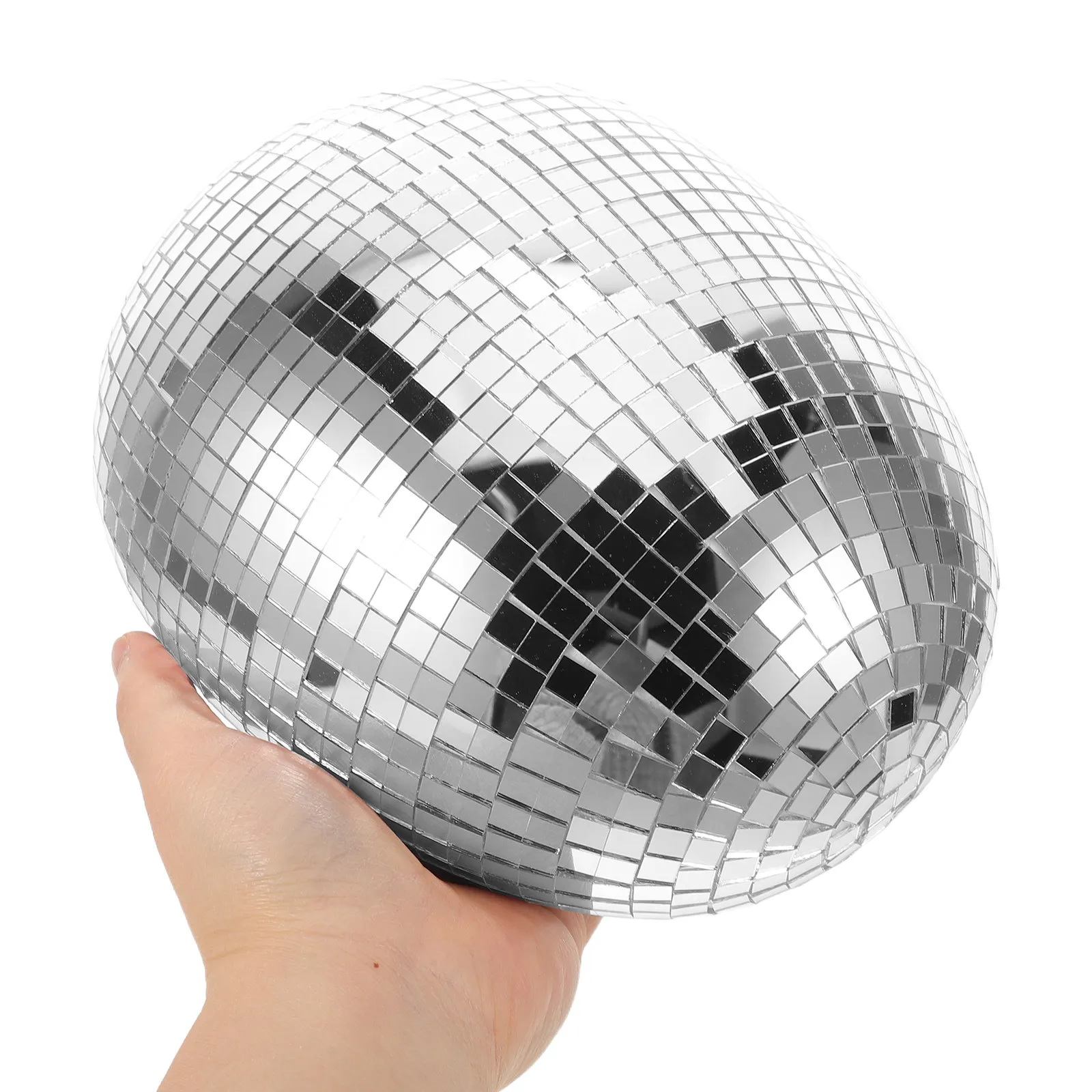 Large Reflective Glass Mirror Disco Easter Egg Disco Ball Ornament Garden Party Ktv Photo Booth Wedding Photography Prop Spring