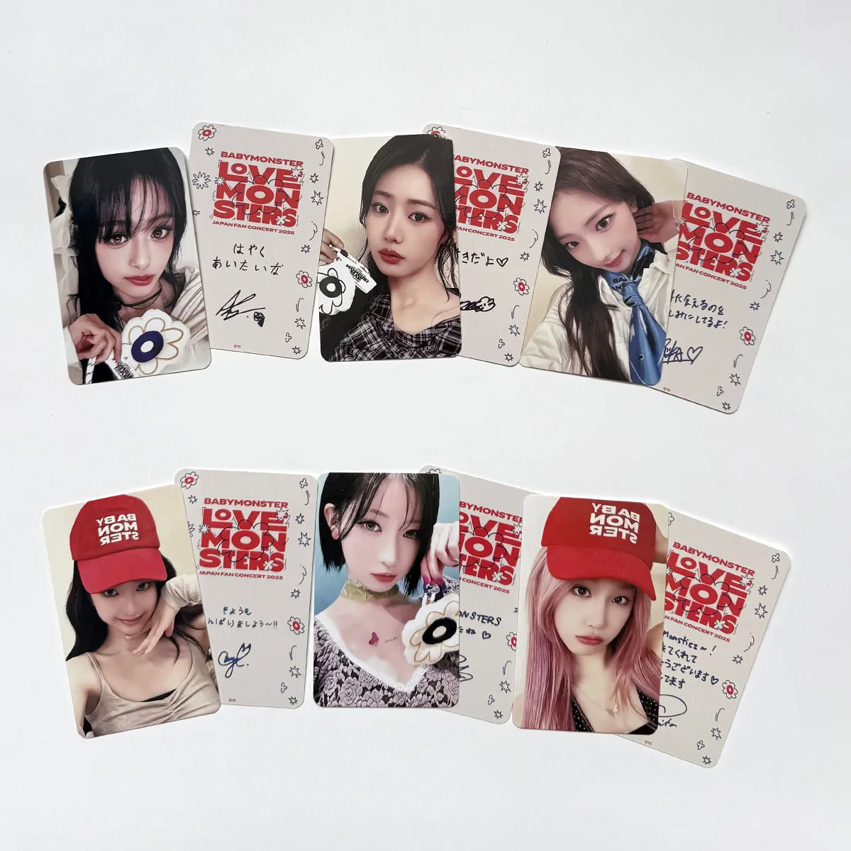 

6Pcs/Set Mini Album THANKS MONSTIEZ Peripheral LOMO Cards - Girl Group HD Printed Collectible Photo Cards For Fans