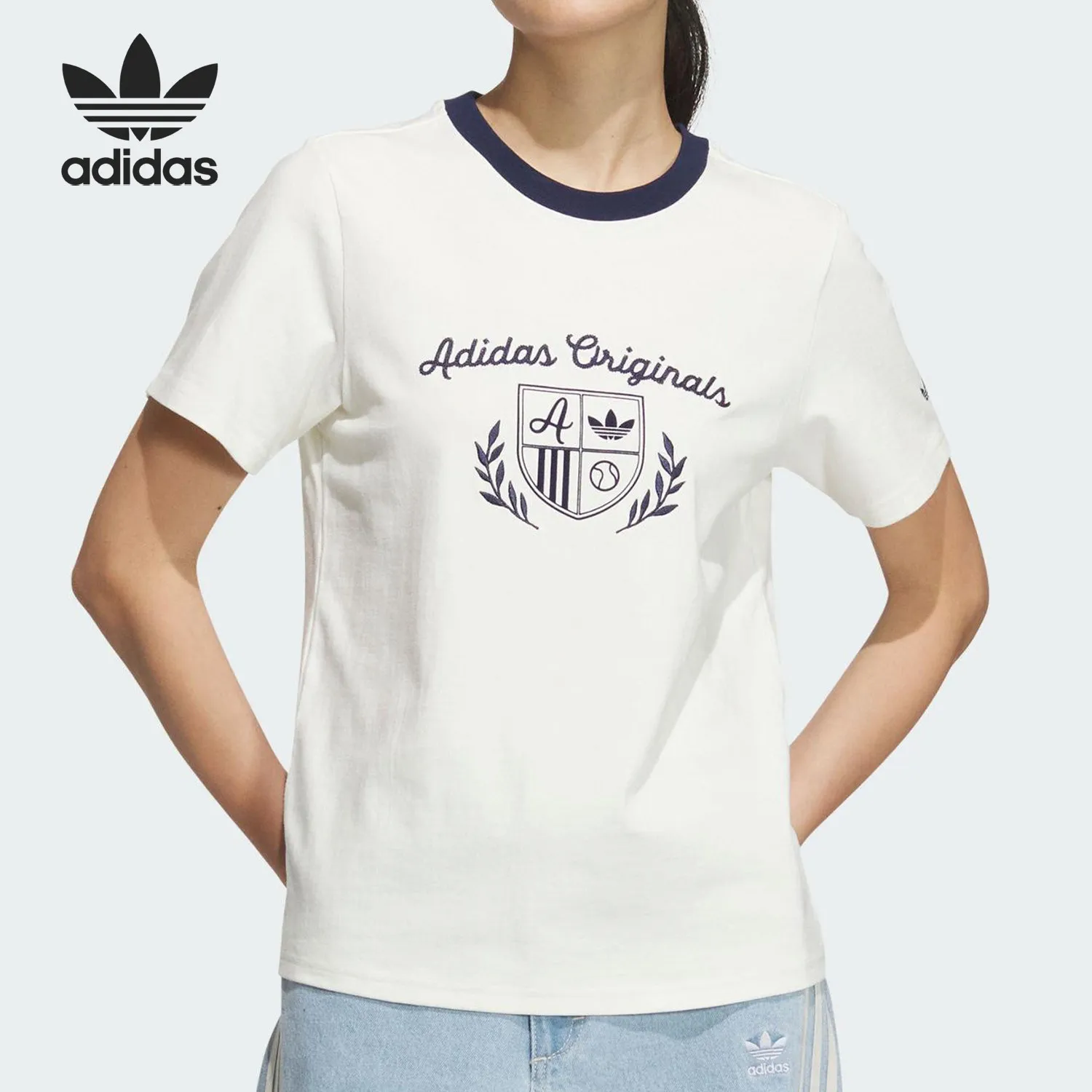 t-shirt-a-manches-courtes-imprime-vintage-adidas-clover-pour-femme-jm8009