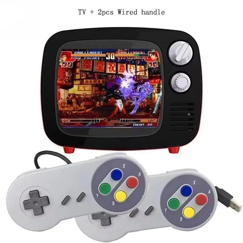 3.5 inch IPS Smart Mini TV Android System Portable WiFi Internet TV with Remote Control for Playing Games Watching Shows