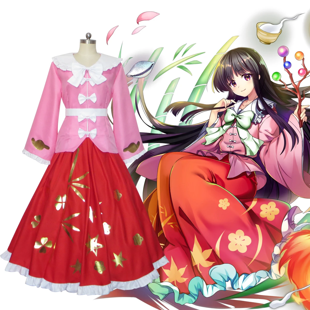 touhou-project-imperishable-nuit-princesse-des-lunariens-kaguya-heureisan-cosplay-costume-robe-de-bal-tenue-robe