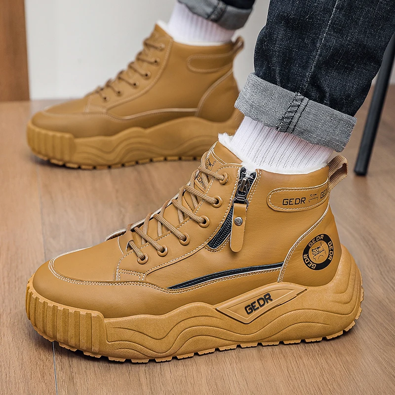 Minimal Trend Slip on Cold Weather Boots Flexible Soft Lining, Anti-Chafe Stylish Waterproof Anti Slip Light Warm Design