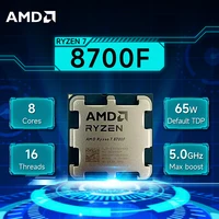 Procesador AMD Ryzen 7 8700F 4,1 GHz 8 núcleos 16 hilos L3 = 16M 65W R7 8700F Socket AM5 4NM DDR5 nuevo pero sin enfriador