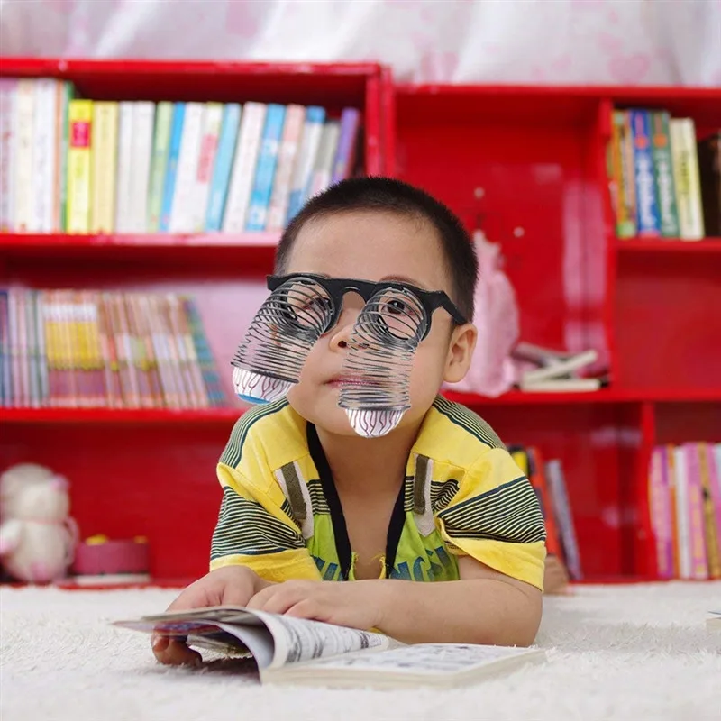 نظارات عيون مخيفة منبثقة ، عيون متدلية ، نظارات ربيعية ، تنكرية ، زي الهالوين ، لعبة مضحكة ، نظارات مزحة ، إكسسوارات صور #2