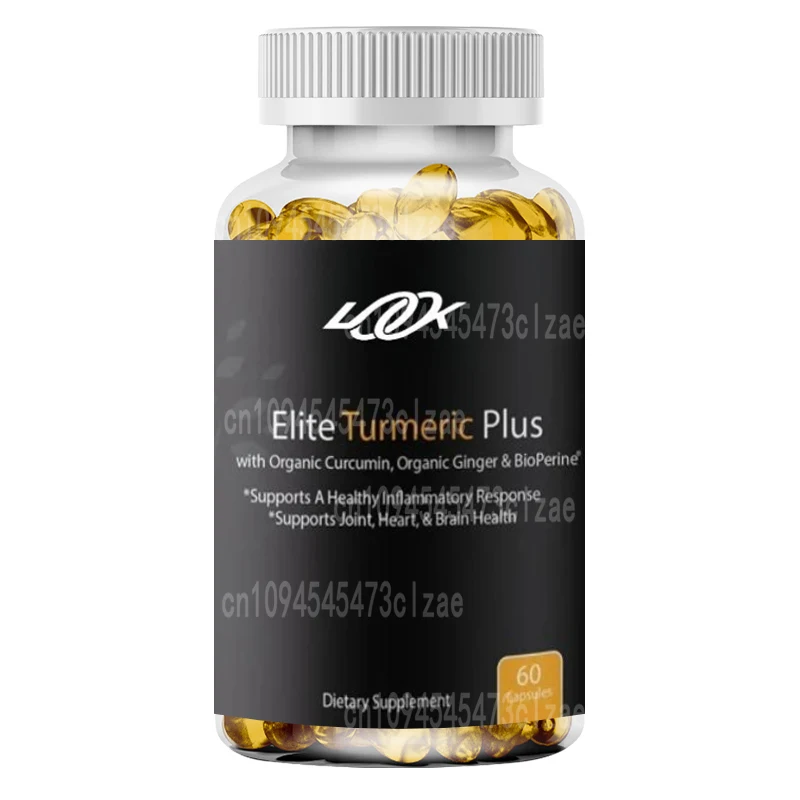 1700mg Organic Turmeric, Organic Curcumin and Organic Ginger with Bioperine for Maximum Absorption and Strength - 60 Capsules