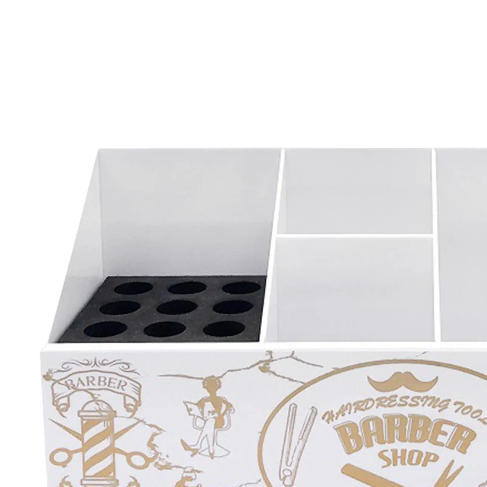 Barber Supplies Storage Box Large Capacity Detachable for Hairdressing Stylist Salon