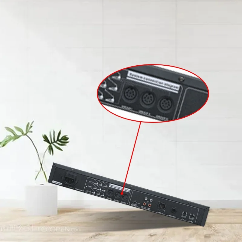 Digital Conference System with Video Function Multimedia Audio-Visual Central Processor and Discussion Microphone Host