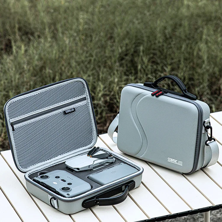 

Carrying Case PU Leather Portable Travel Shoulder Storage Bag for DJI Mini 4K/Mini 2/Mini 2 SE Accessories Integrated Molding