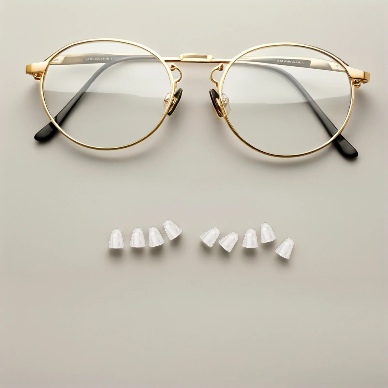 

1200pcs Eyewear Accessories Clear Screw Covers Silicone Caps For Rimless Glasses Repair Replacement Parts Quick Assembly Secure