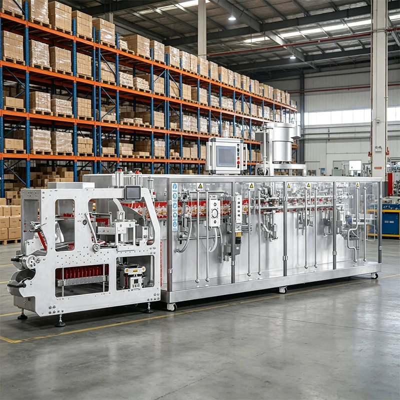 Stable Performance Low Failure Packing System Horizontal Automatic Packaging Machine For Long Hours Work Customized