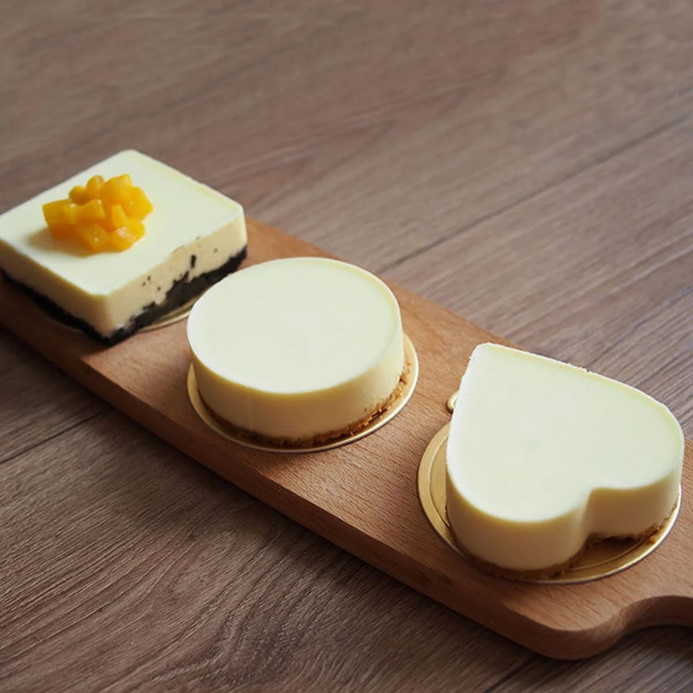 

2Pcs Stainless Steel Square Dessert Mousse Rings Cake Cooking Rings with Pusher Ideal for Baking Layered Cakes and Desserts