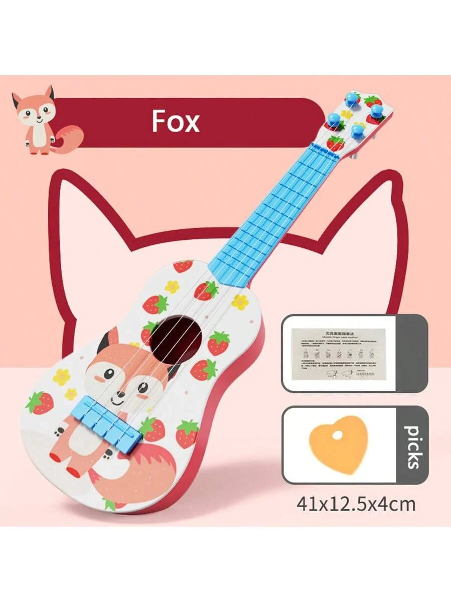 เครื่องดนตรีอูคูเลเล่สำหรับเด็กเครื่องดนตรีการตรัสรู้ดนตรีของเด็กกีตาร์ขนาดเล็ก