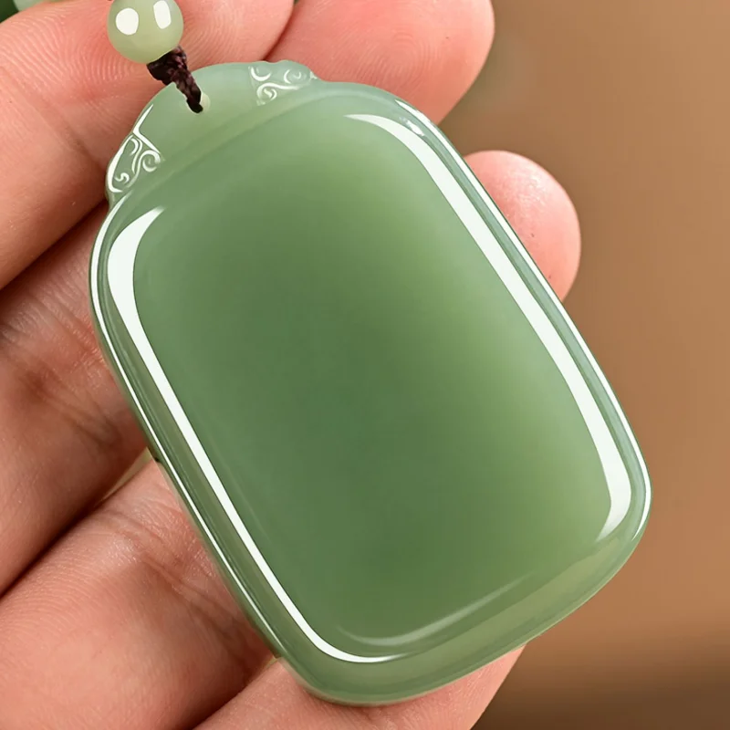

No Matter Brand Pendant Cuiqing Ping An Jade Brand Pendant