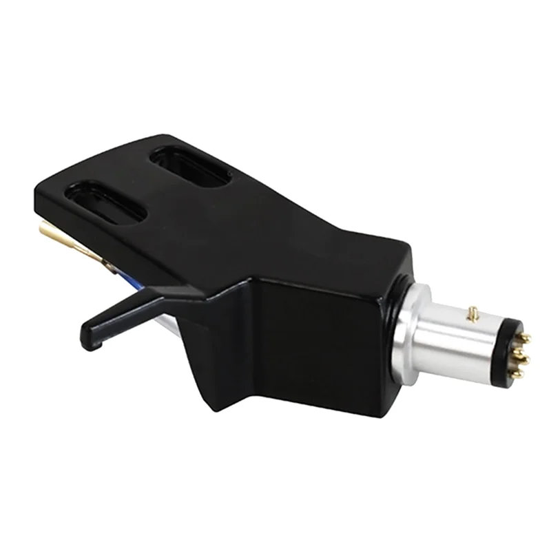 

CJSD-3X Turntable Headshell Aluminium Alloy Headshell Record Turntable Needle Replacement Phono Stylus Cartridges Rack Black