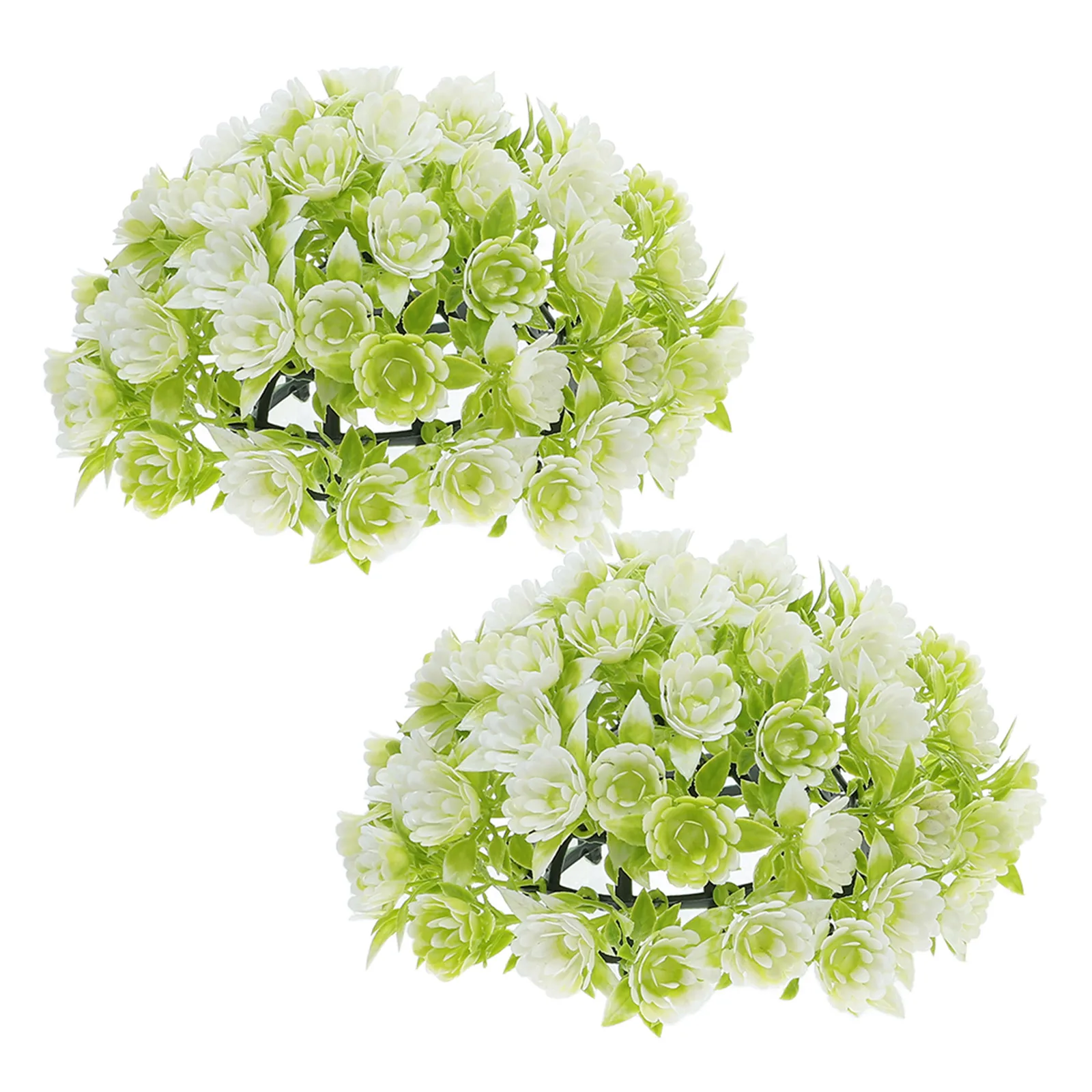 

Faux Flower Decoration Simulated Green Plants Artificial Topiary Balls Wedding Home Garden Spheres Plastic