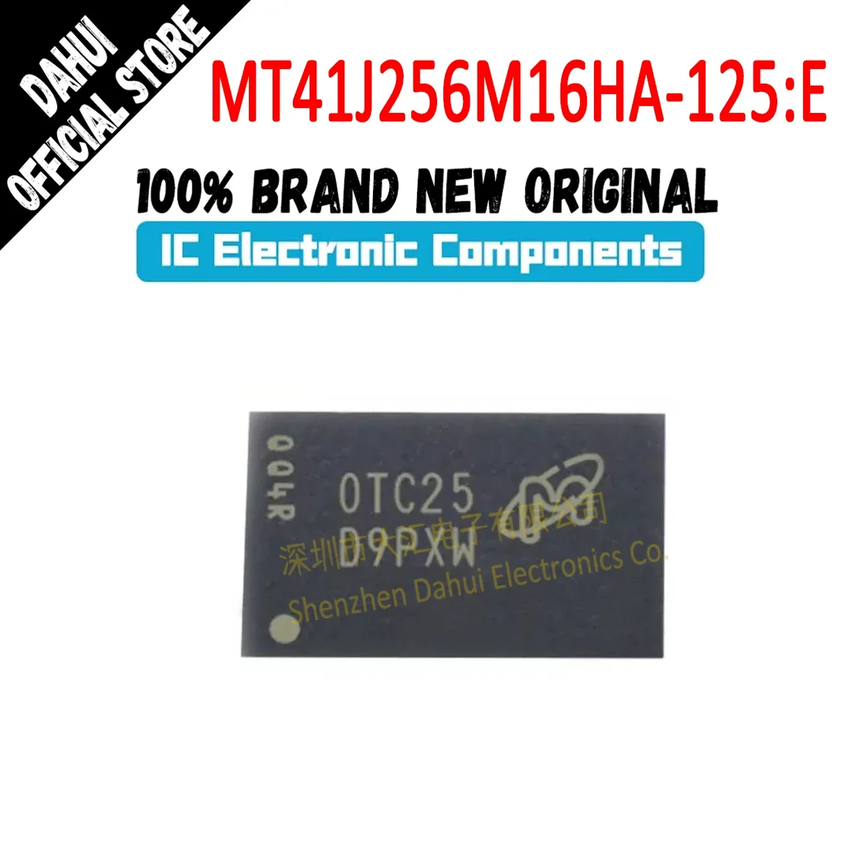 

MT41J256M16HA-125:E Screen: D9PXW FBGA-96 Memory Chip New Original In Stock
