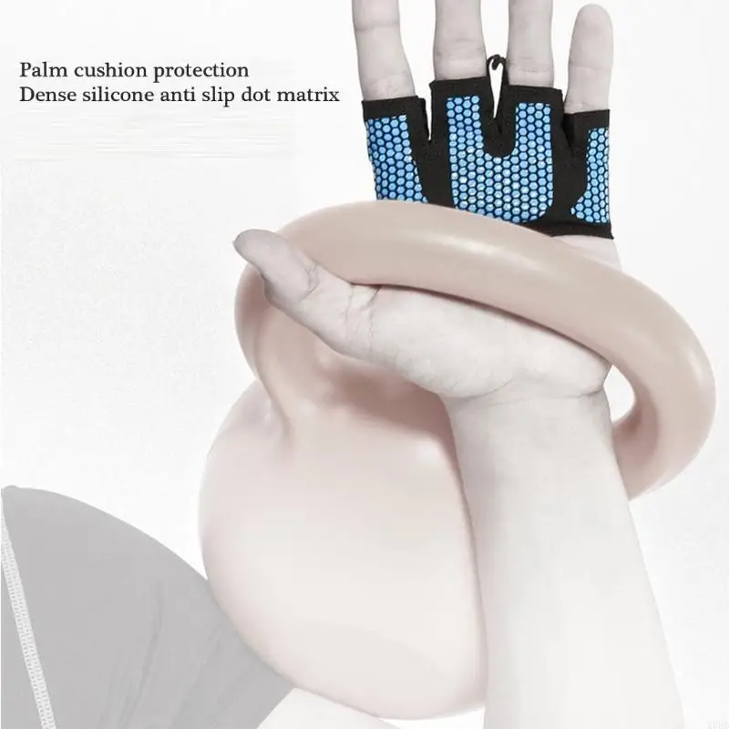 قفازات رياضية واقية 270D مع بطانة مضادة للانزلاق لقبضة رائعة وقفازات تمرين مريحة لرفع الأثقال وممارسة الرياضة