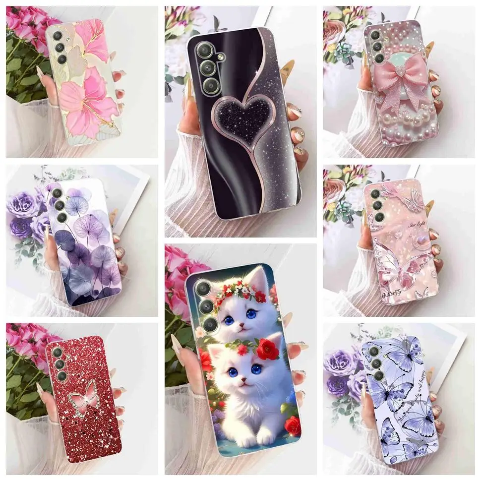 For Samsung Galaxy A54 5G Case Fashion Painting Silicone TPU Clear Cover For Samsung a54 A 54 SM-A546V SM-A546U Phone Cases Capa