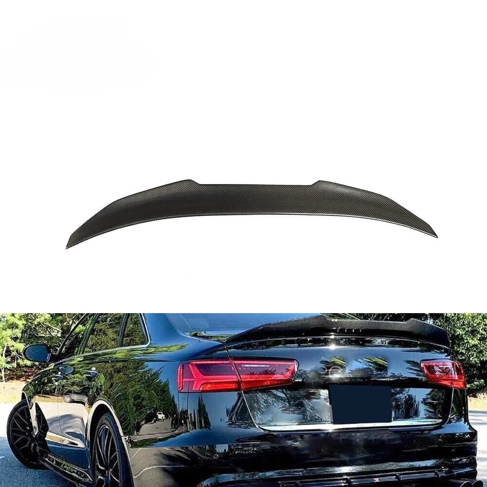 

Carbon Fiber A6 C7 S6 Car Ducktail Spoiler for Audi A6 C7 S6 Sedan 4-Door 12-18