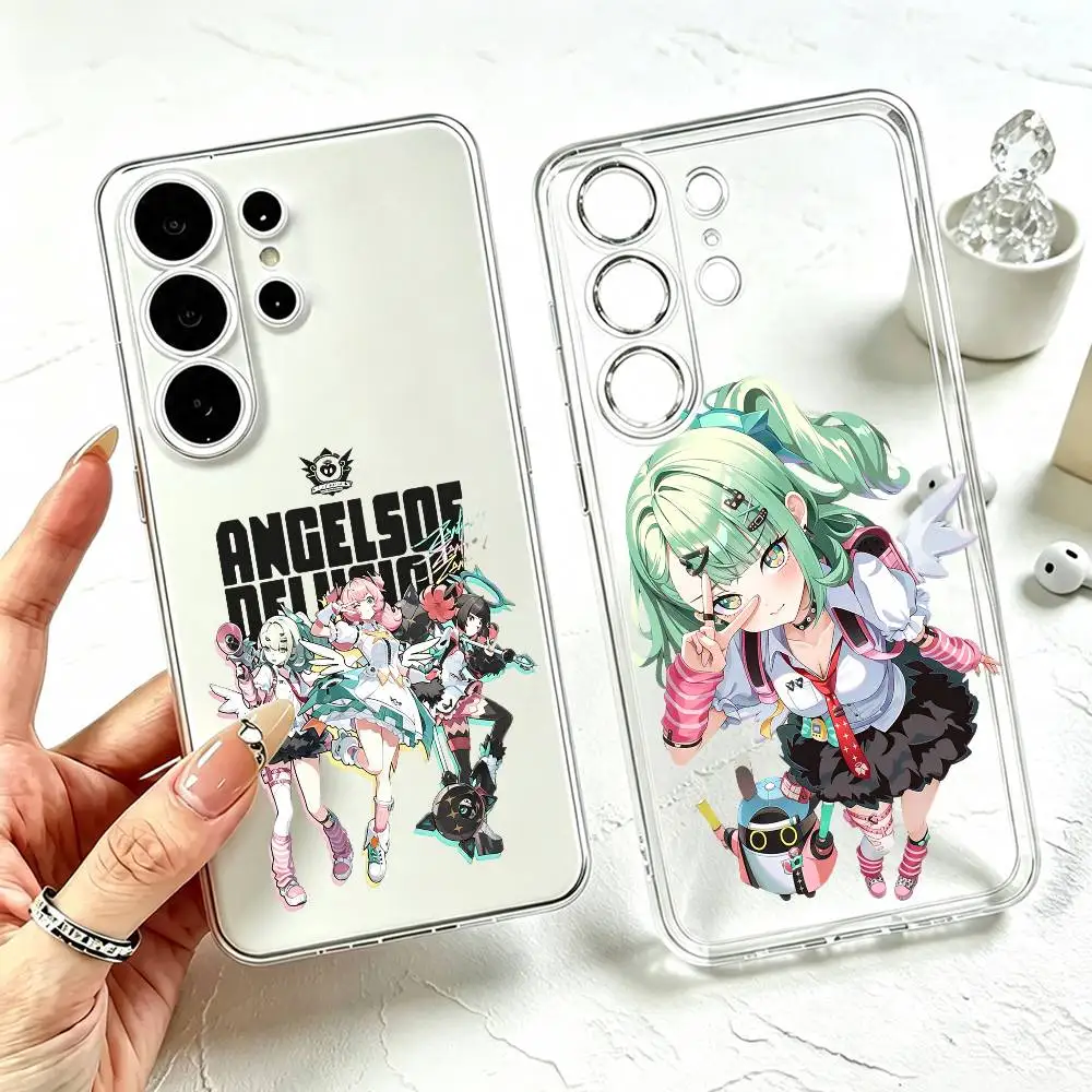 Angels of Delusion ZZZ  Phone Case Transparent Silicone Soft For Samsung S25,S24,S21,S22,S23,S30,Ultra,S20,Plus,Fe