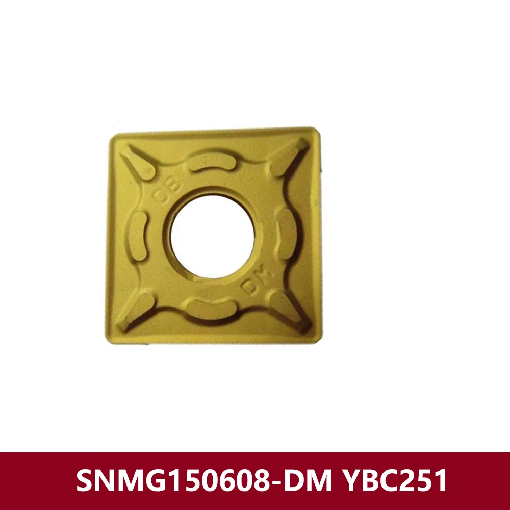 

Original SNMG150608-DM YBC251 CNC Lathe Cutting SNMG542-DM Carbide Blade Turning Tools Lathe Cutter SNMG150608 SNMG 150608 DM