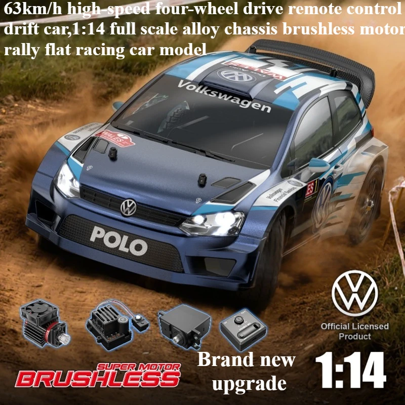 

Kawaii игрушечный автомобиль, подарок на день рождения, 63 км/ч, высокоскоростной 4WD радиоуправляемый дрифт-автомобиль, 1:14 полномасштабные бесщеточные радиоуправляемые автомобили из сплава, радиоуправляемые гусеничные игрушки для мальчиков