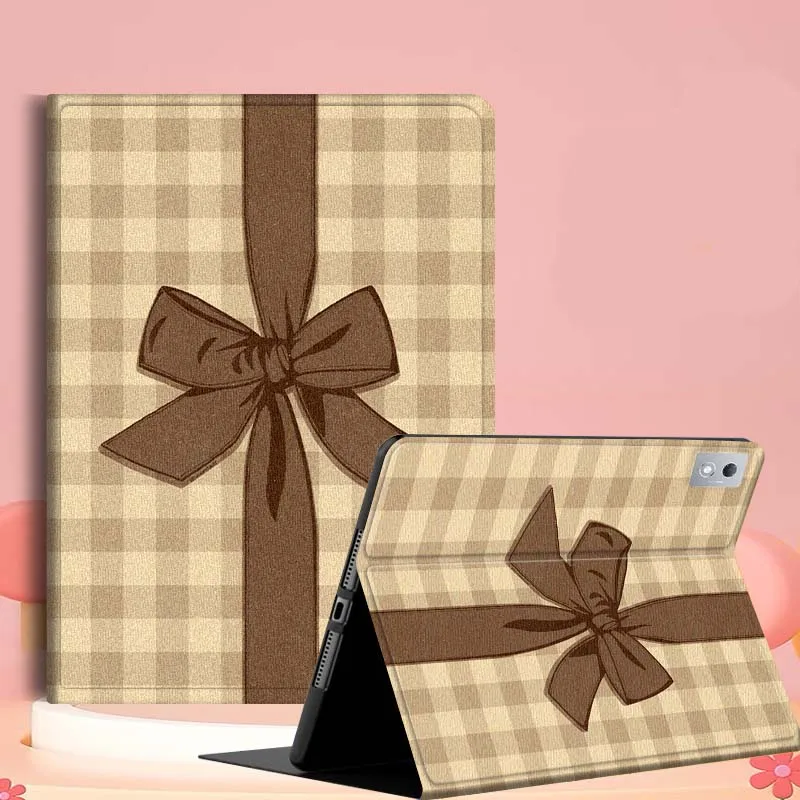 

Vintage Bowknot Pattern For Lenovo Tab Xiaoxin Pad 700 Y900 Gen4 K10 P11 GT K11 3rd P11 P12 Plus Pro Gen Tablet Case