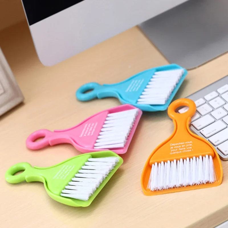 Mini Table Brush Small Broom and Dustpan Set Tools Garbage for Home Cleaning Dust Sweeper Shovel Remover Plastic Picks Crumbs