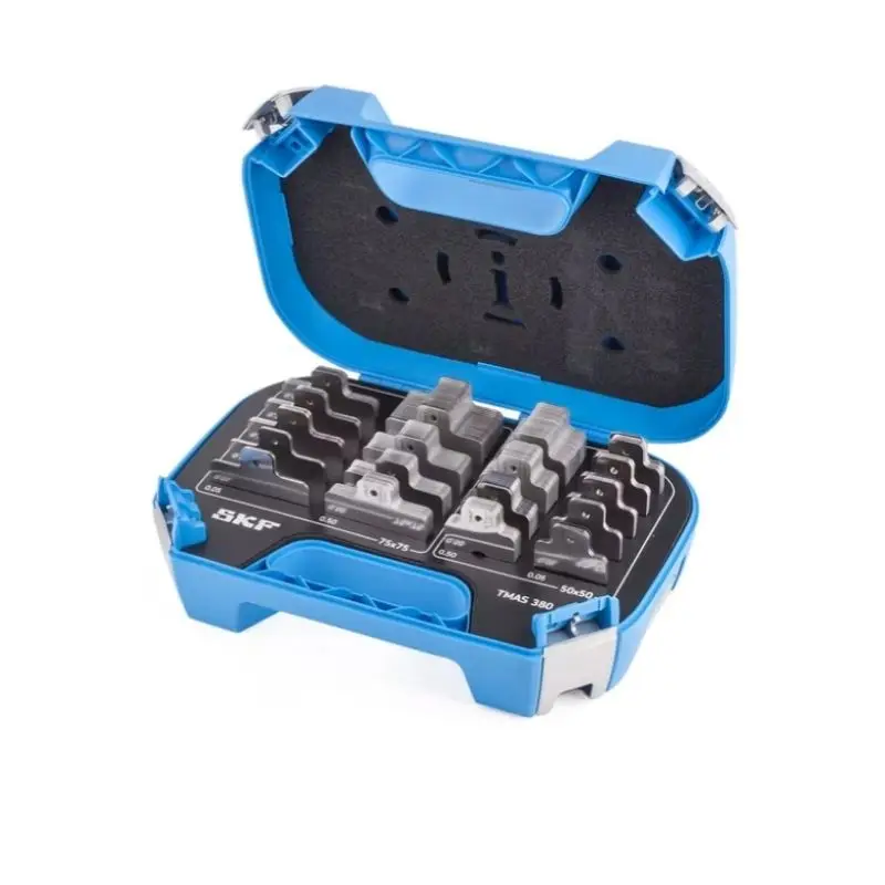 SKF TMAS 720 Electronic Machinery Shims Kit with 20 Thickness Options for Accurate Vertical Alignment